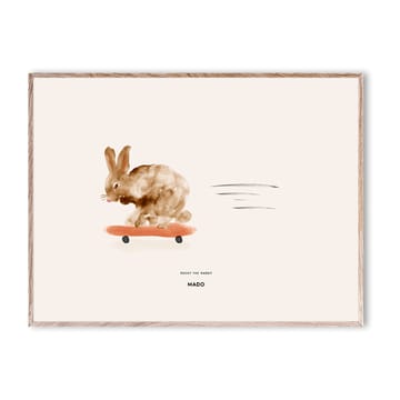 Rocky the Rabbit -juliste - 30x40 cm - Paper Collective