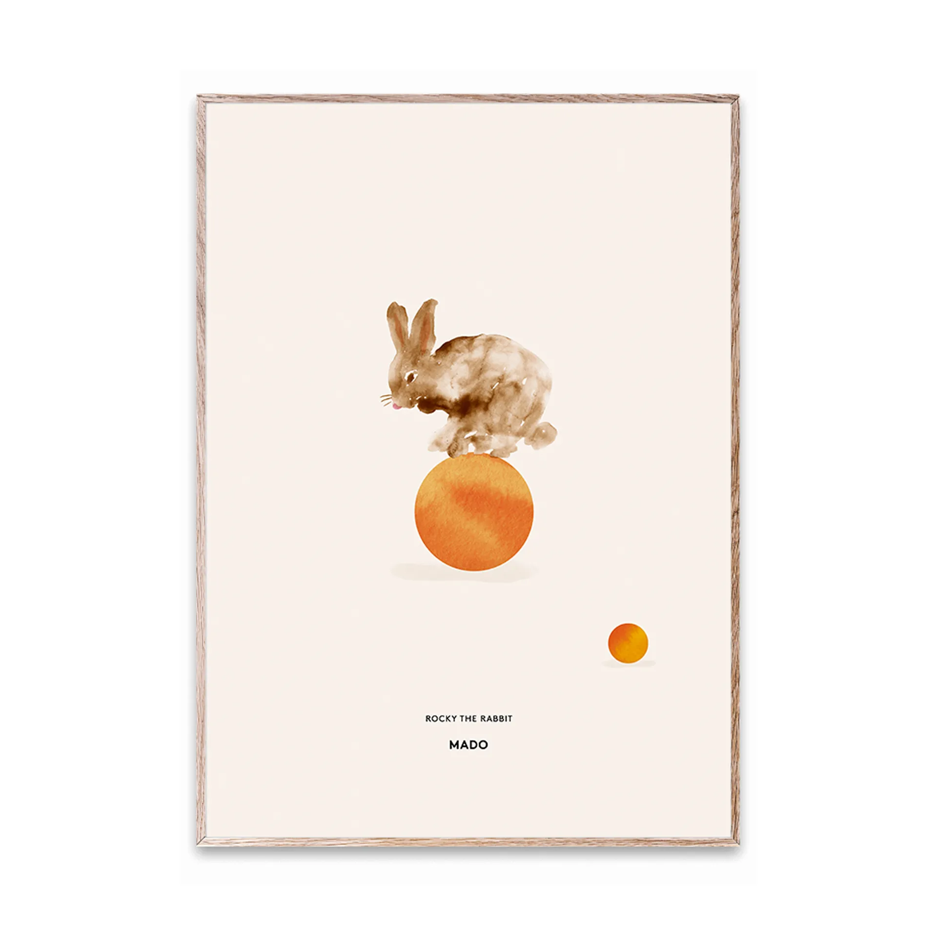 Rocky the Rabbit -juliste, 50x70 cm Paper Collective