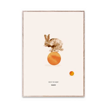 Rocky the Rabbit -juliste - 50x70 cm - Paper Collective