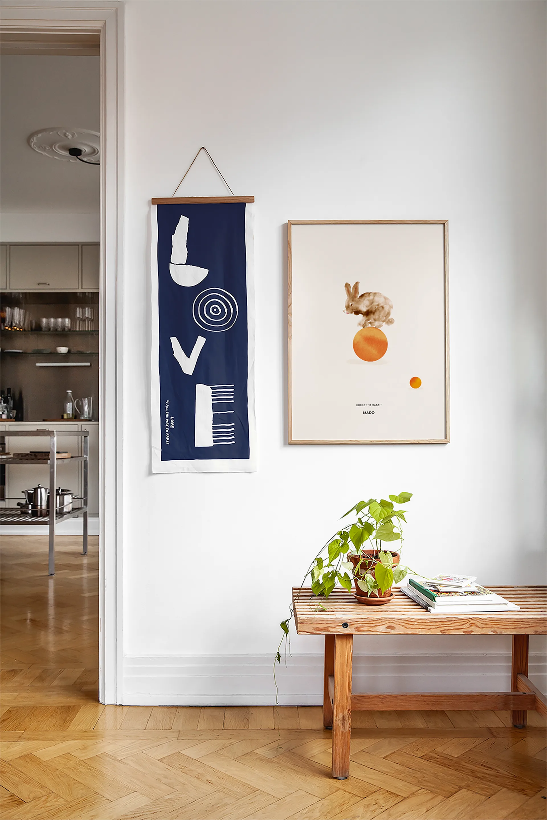 Rocky the Rabbit -juliste, 50x70 cm Paper Collective