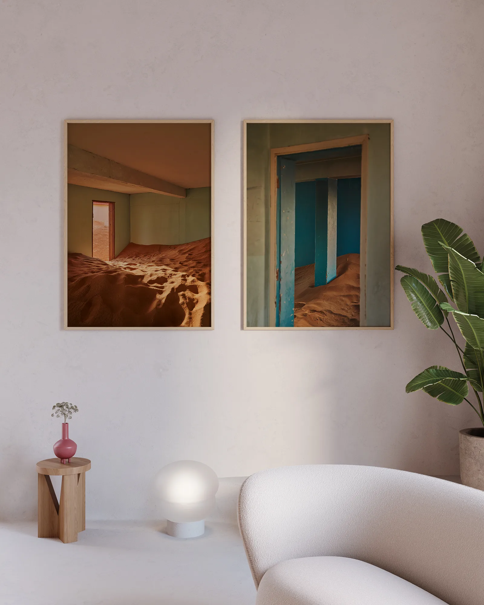 Sand Village I juliste, 50 x 70 cm Paper Collective