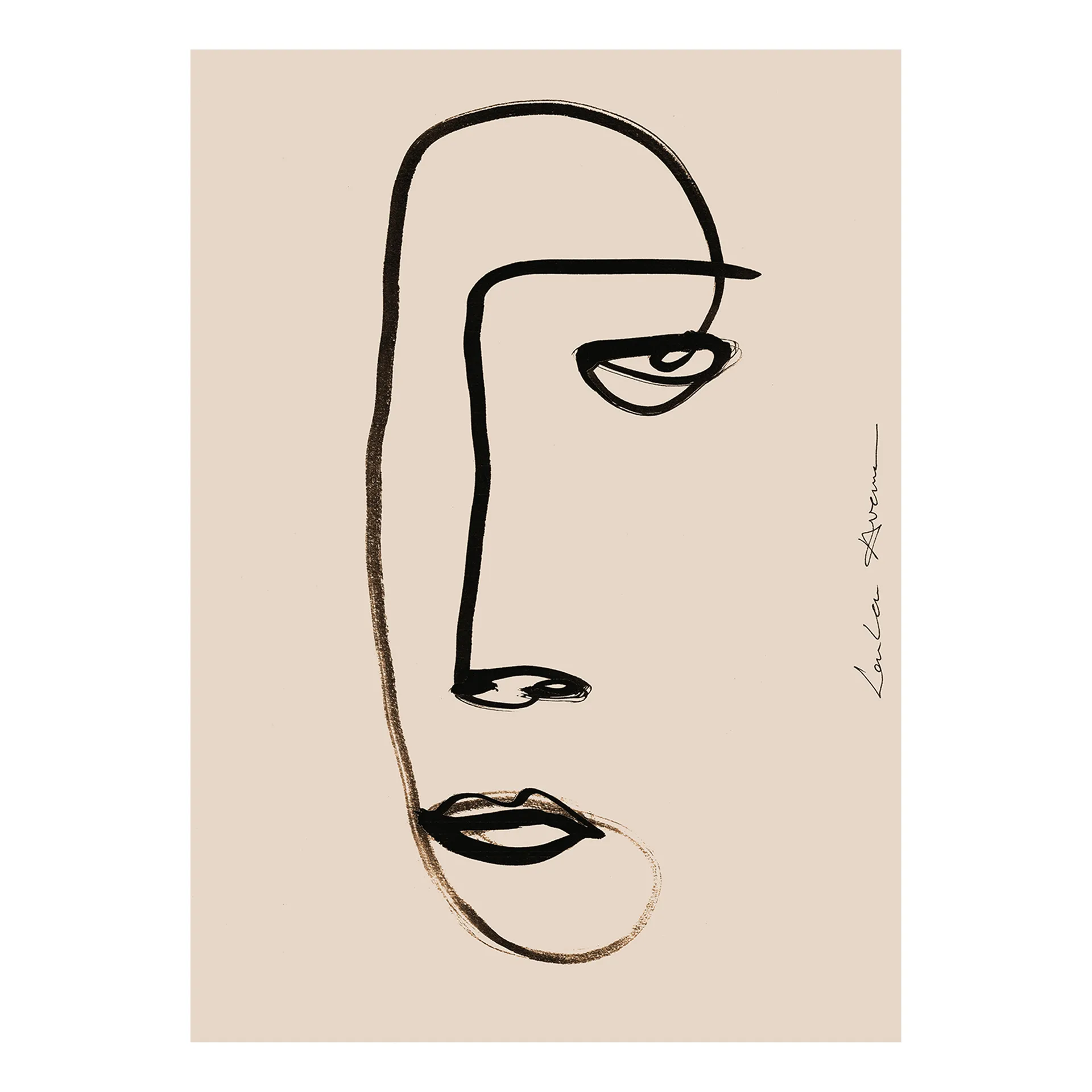 Serious Dreamer juliste, 30x40 cm Paper Collective