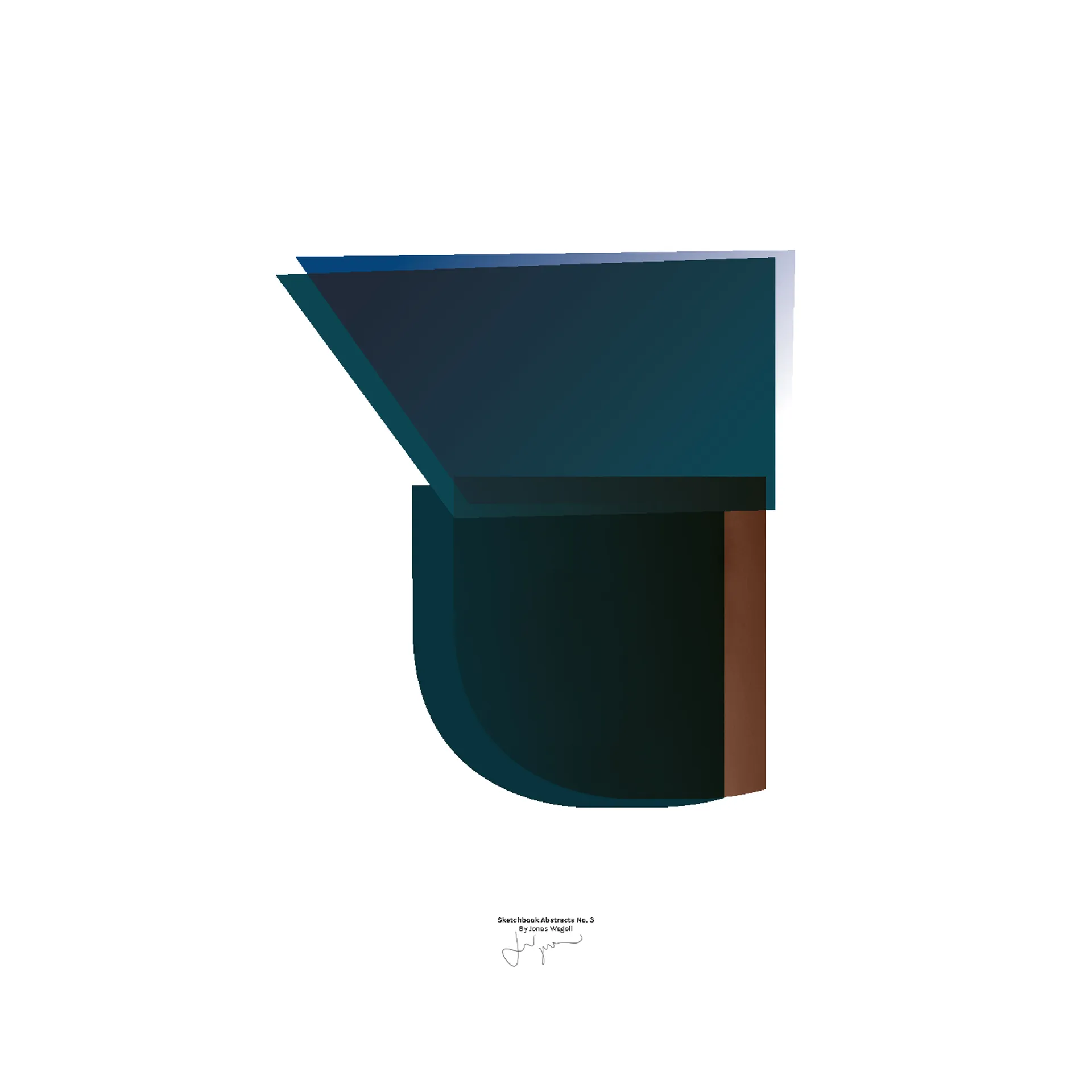 Sketchbook Abstract 03 juliste, 30x40 cm Paper Collective