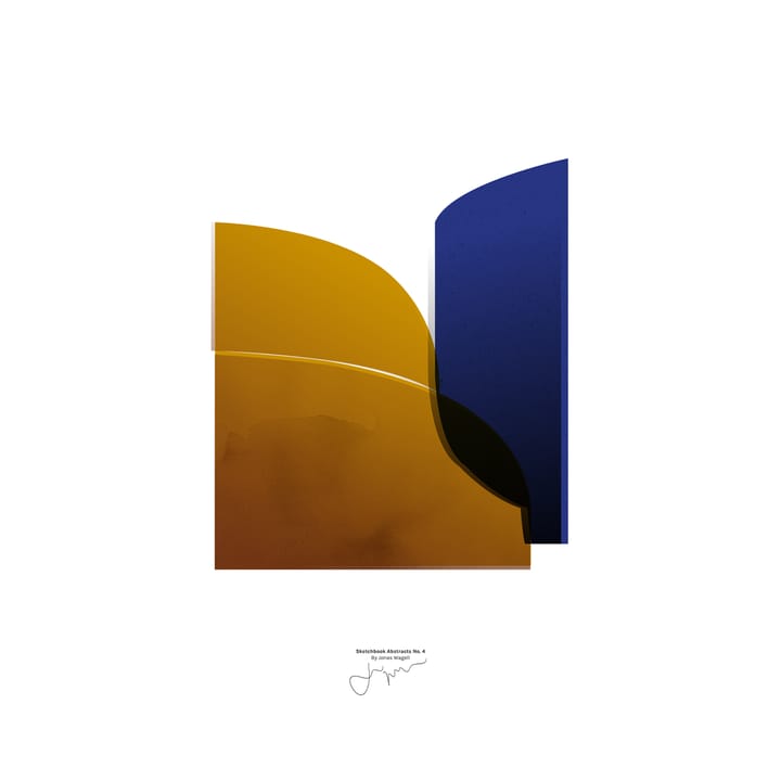 Sketchbook Abstract 04 -juliste, 30 x 40 cm Paper Collective
