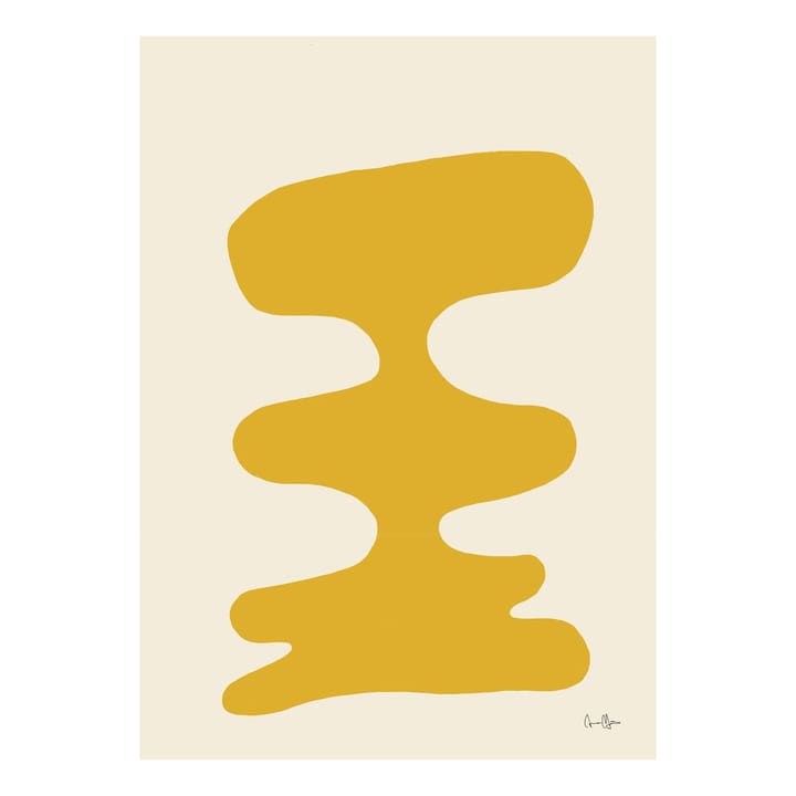 Soft Yellow -juliste - 30x40 cm - Paper Collective