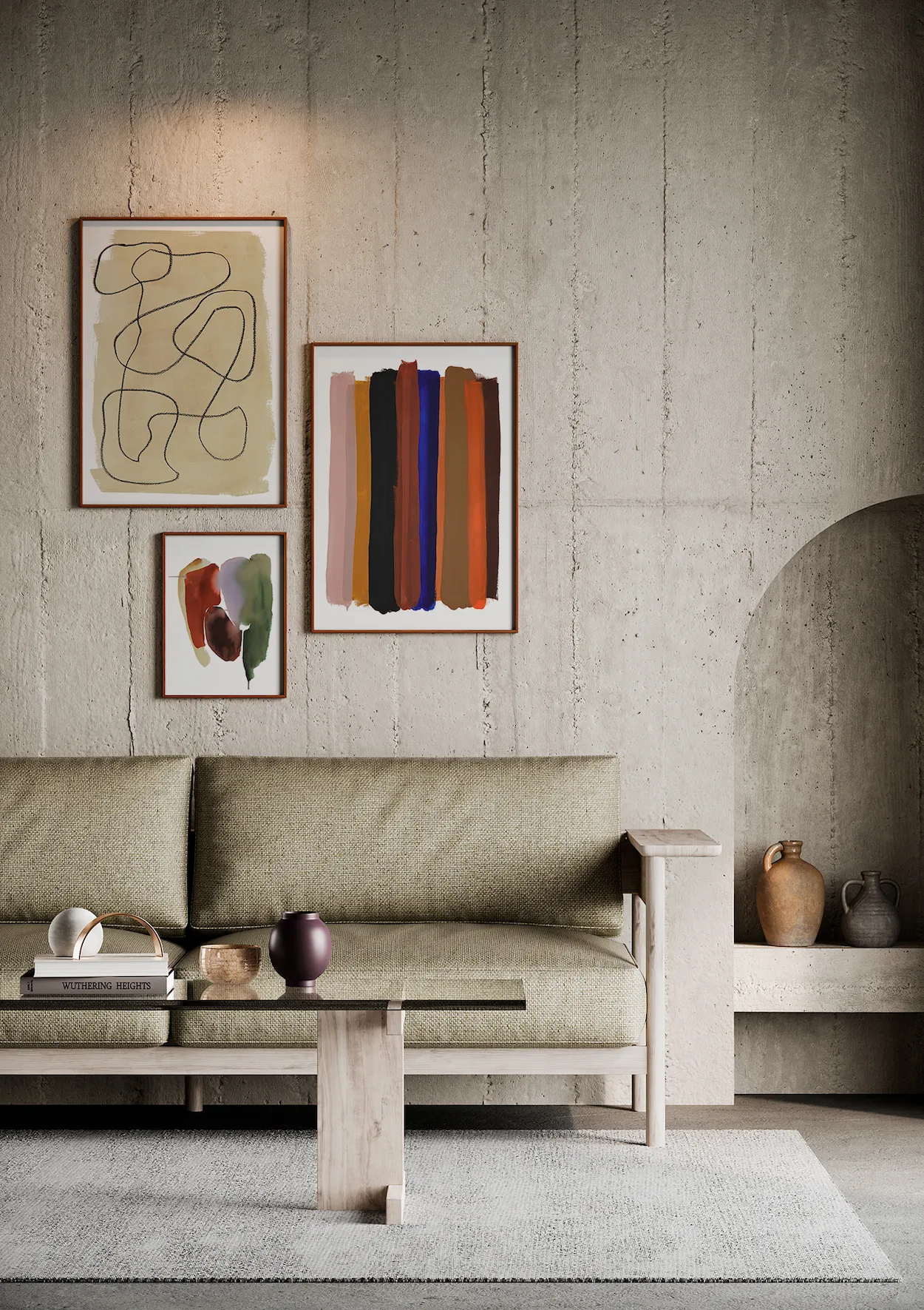 Stripes juliste, 50x70 cm Paper Collective