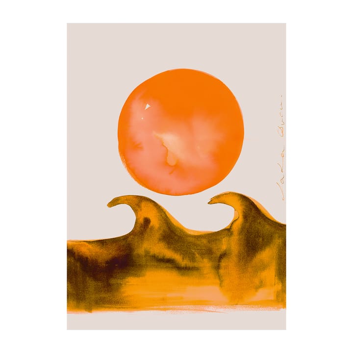 Sunset Waves -juliste - 30 x 40 cm - Paper Collective