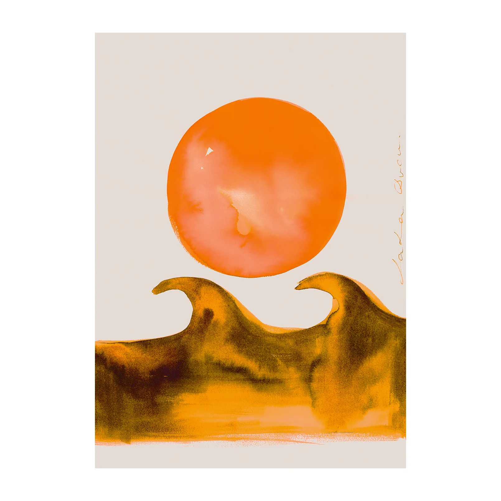 Sunset Waves -juliste, 30 x 40 cm Paper Collective