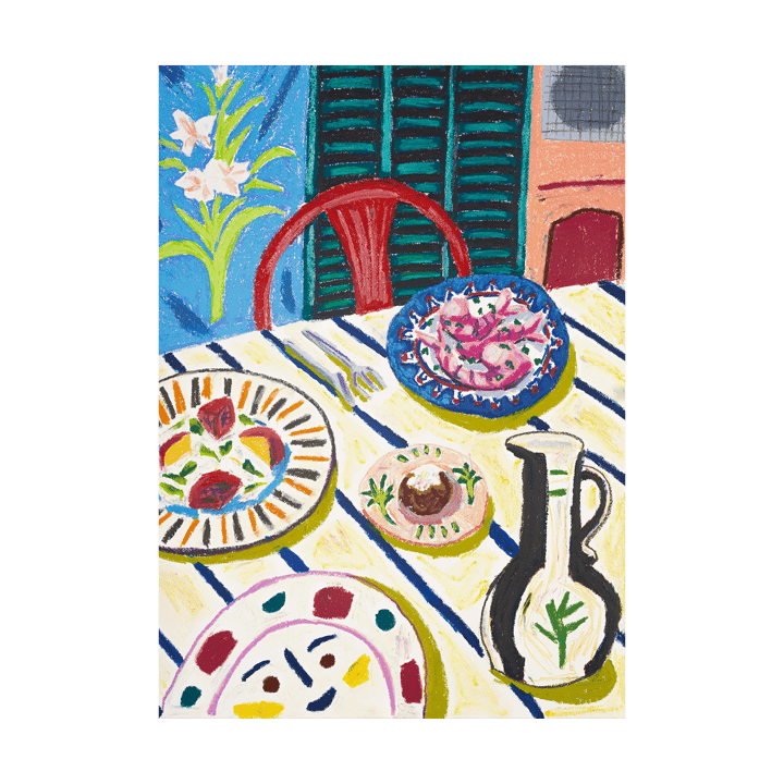 Tapas Dinner -juliste - 30 x 40 cm - Paper Collective