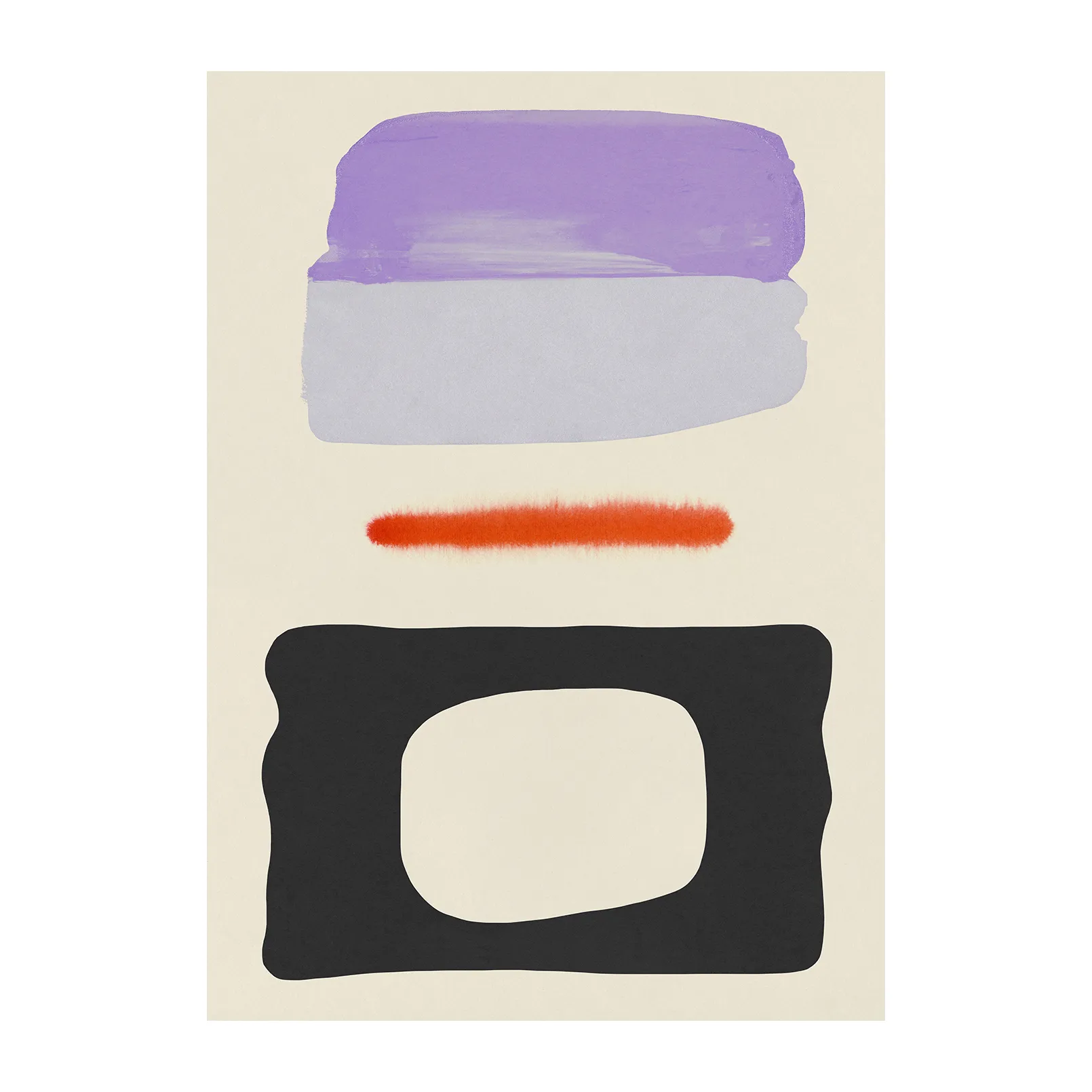 Three Shapes -juliste, 30 x 40 cm Paper Collective