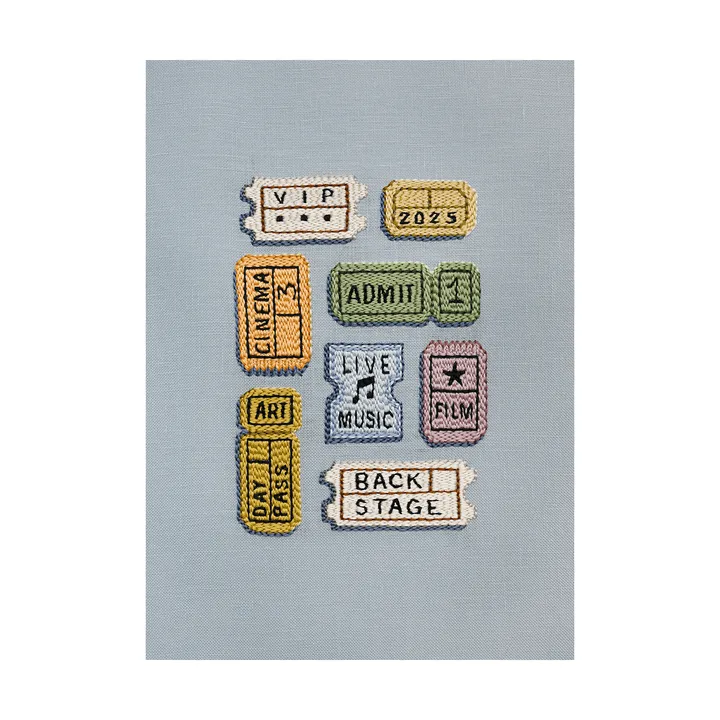 Tickets Please juliste - 50x70 cm - Paper Collective