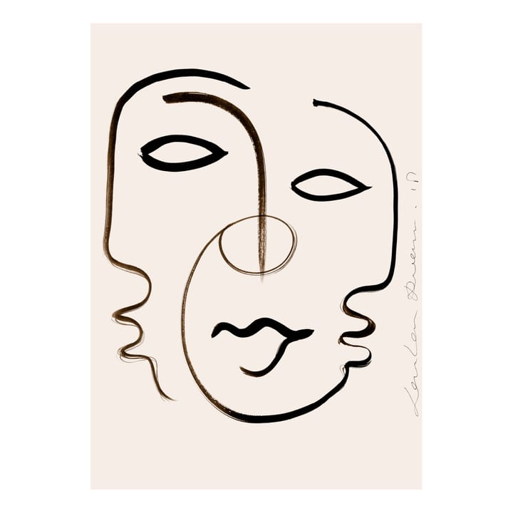 We are one juliste, 30x40 cm Paper Collective