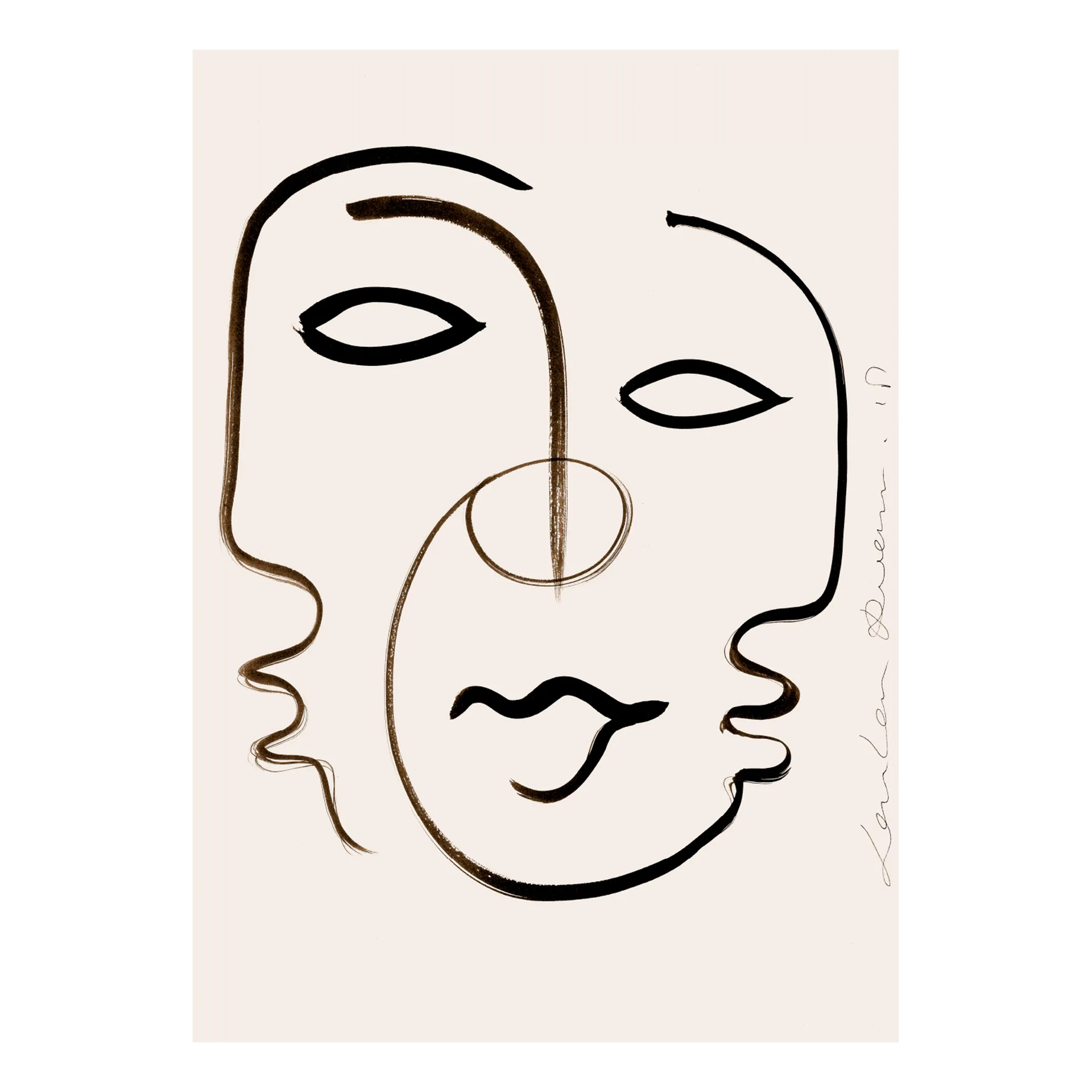 We are one juliste, 50x70 cm Paper Collective