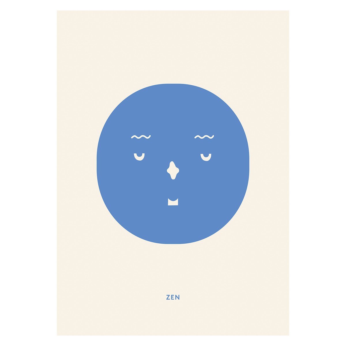 Paper Collective Zen Feeling -juliste 50x70 cm | Skandinaavinen Sisustus | Julisteet | Beige