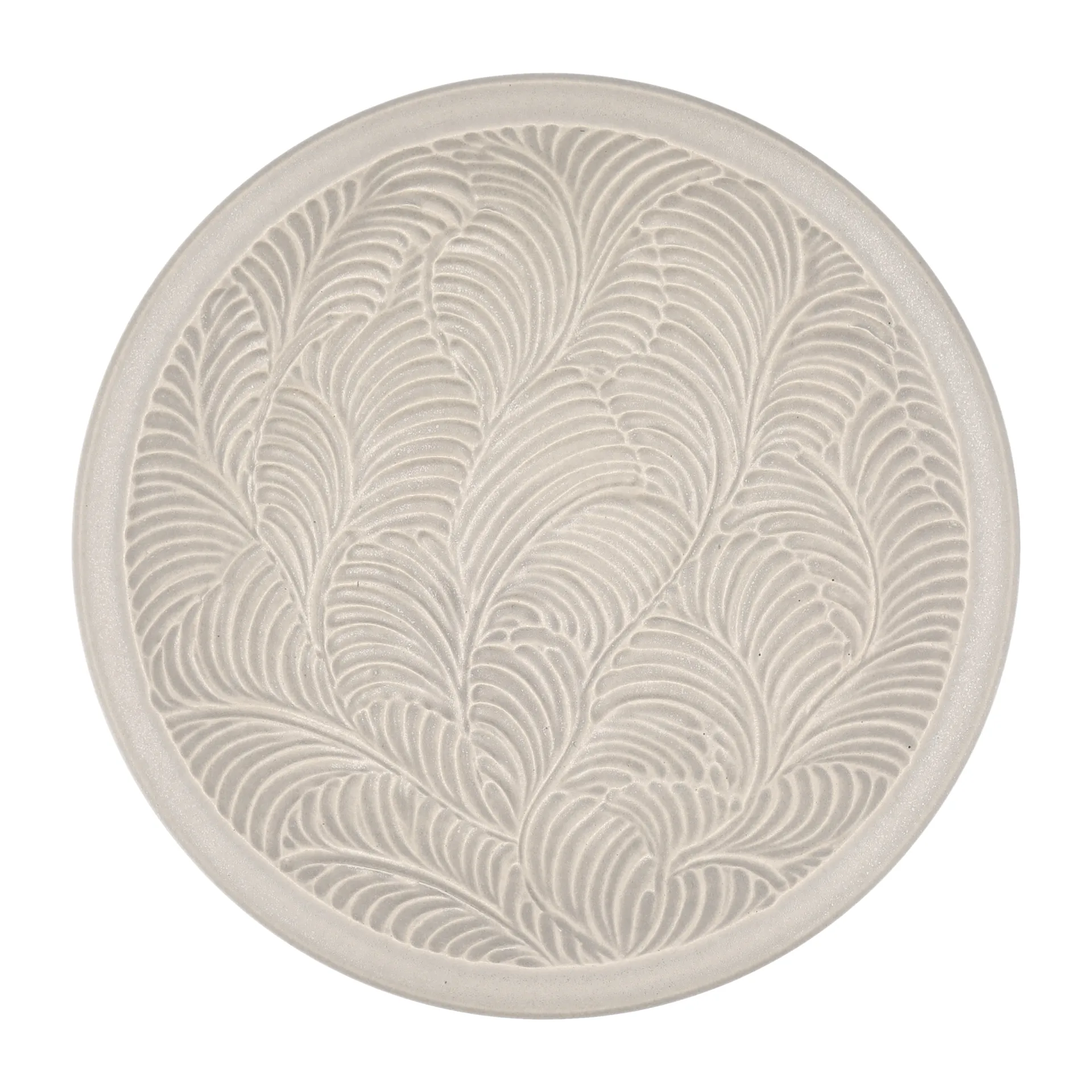 Bladverk lautanen Ø 26 cm, Luonnonvärinen Paradisverkstaden