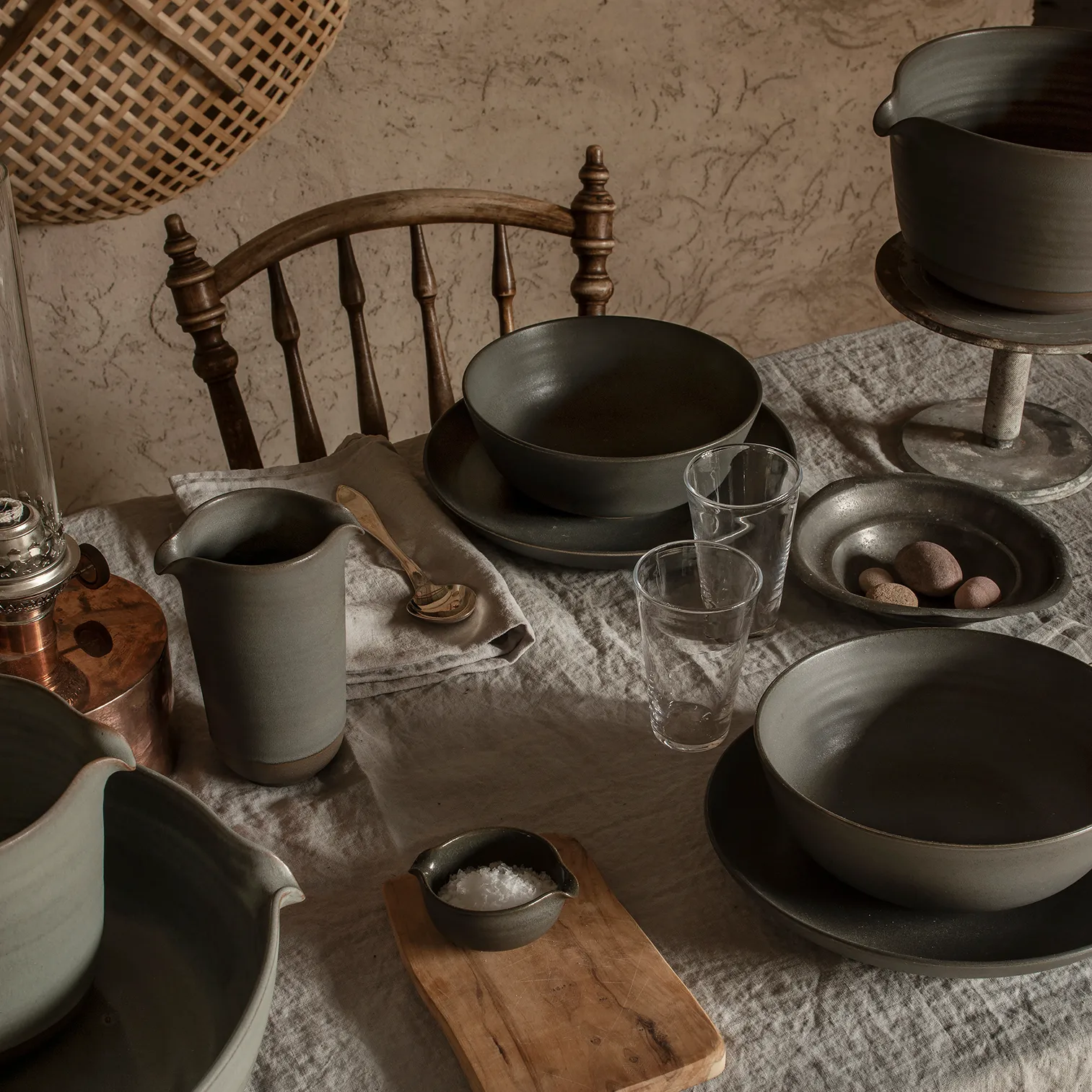 Lantliv ruokakulho pokébowl 21,5 cm, Harmaa Paradisverkstaden