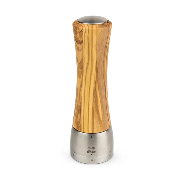 Madras Z suolamylly 21 cm - Olive wood-stainless steel - Peugeot