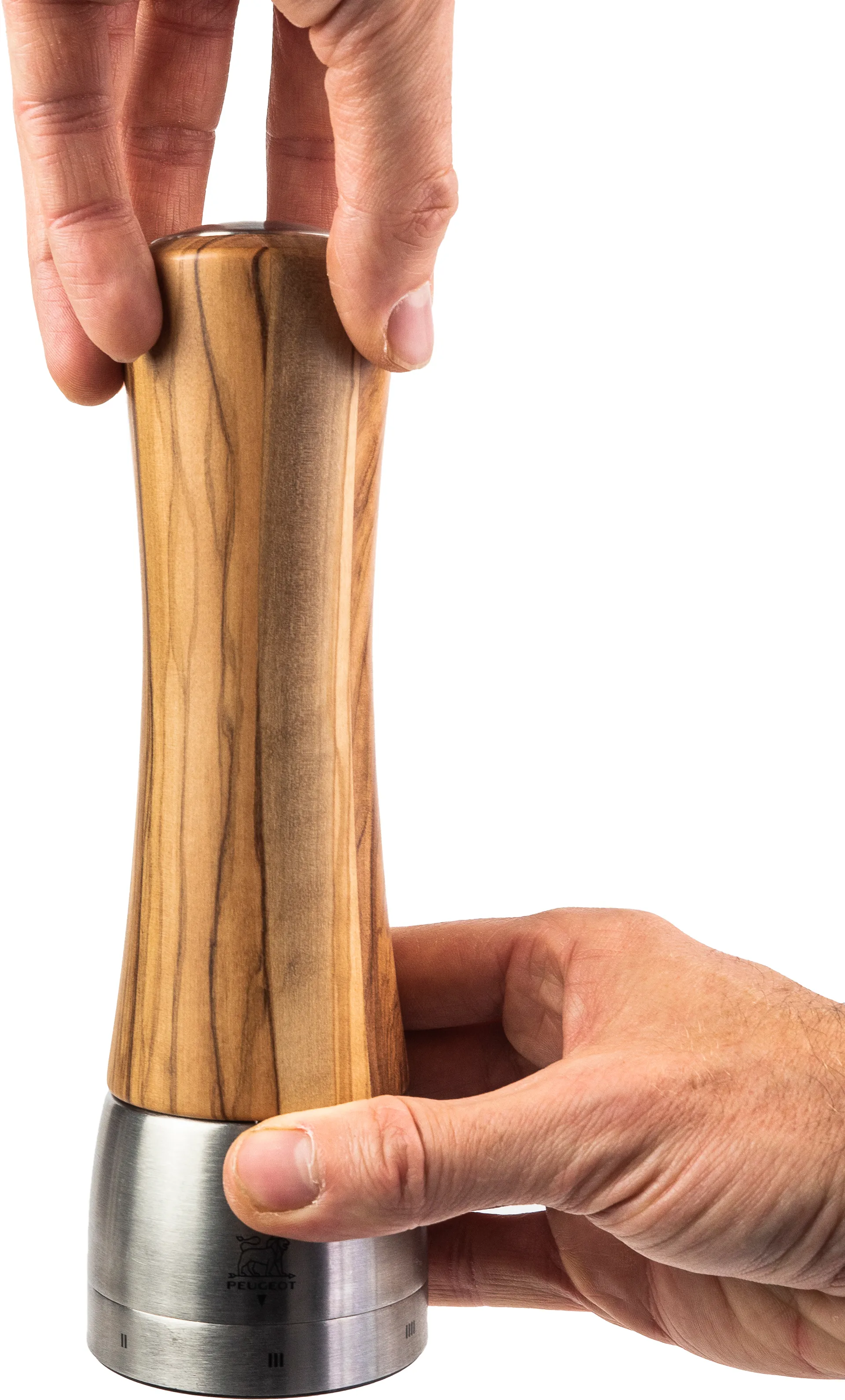 Madras Z suolamylly 21 cm, Olive wood-stainless steel Peugeot