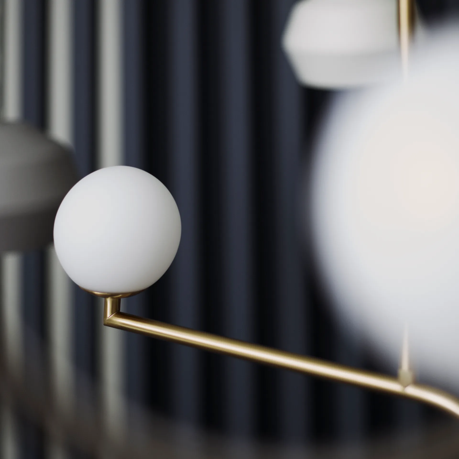 Mobil kattovalaisin 70, messinki Pholc