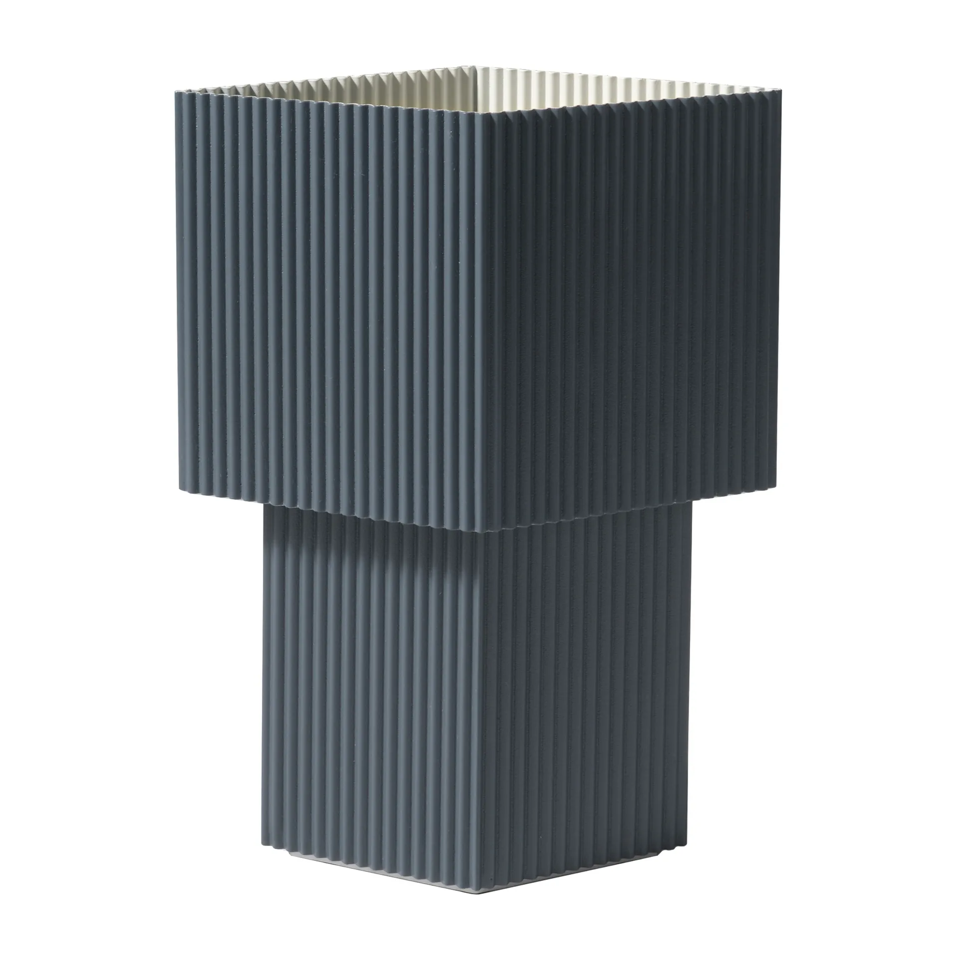 Romb Mini kannettava -pöytävalaisin 19 cm, Blue stone Pholc