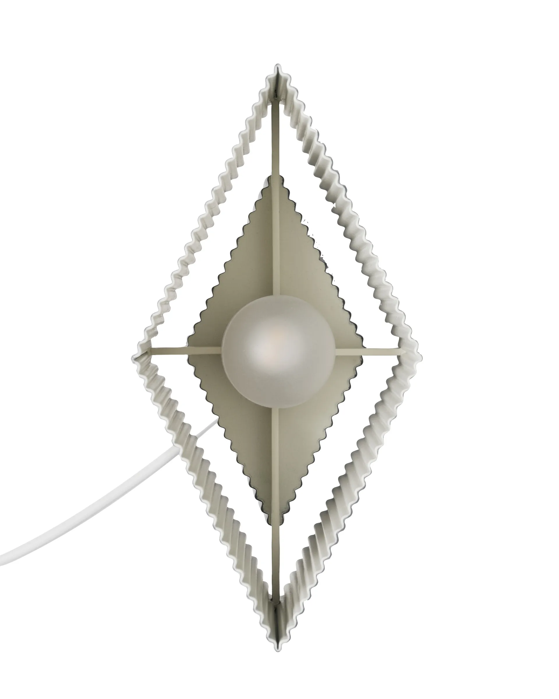 Romb Mini kannettava -pöytävalaisin 19 cm, Blue stone Pholc