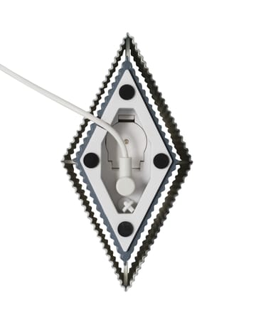 Romb Mini kannettava -pöytävalaisin 19 cm - Blue stone - Pholc