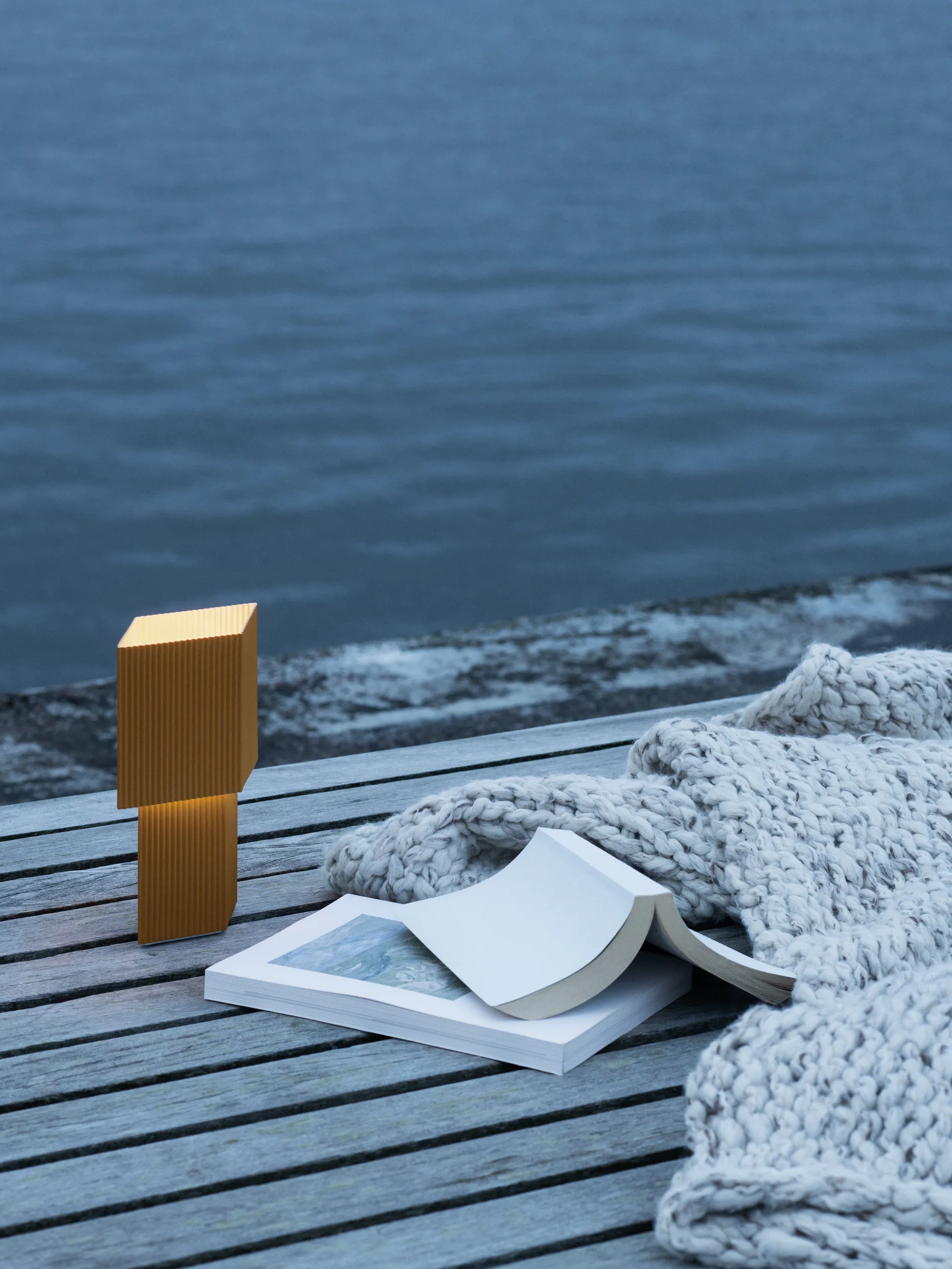 Romb Mini kannettava -pöytävalaisin 19 cm, Cumin Pholc