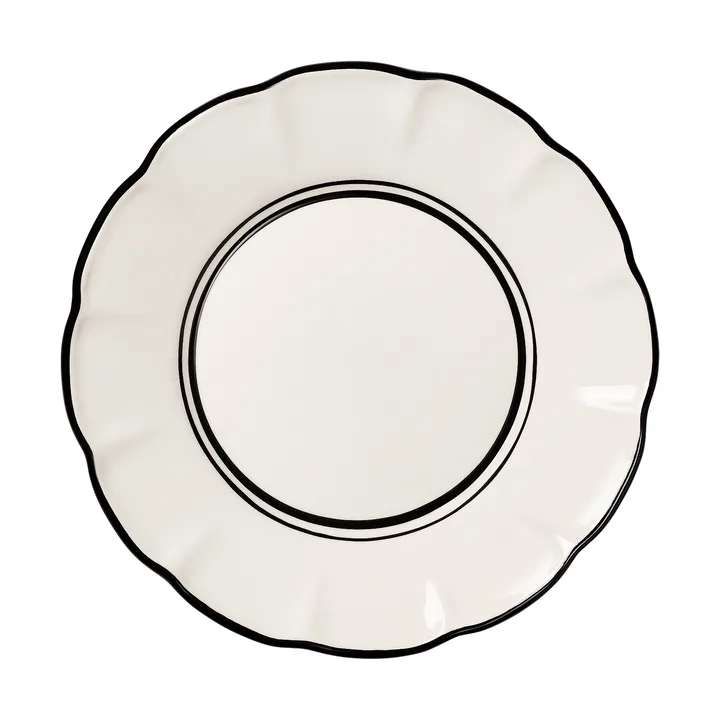 Bistro lautanen - Musta, 28 cm - Pick a Poppy