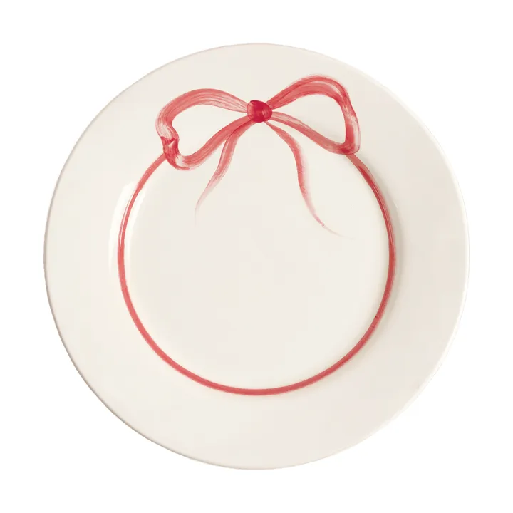 Bow lautanen - Dark Pink, 28 cm - Pick a Poppy