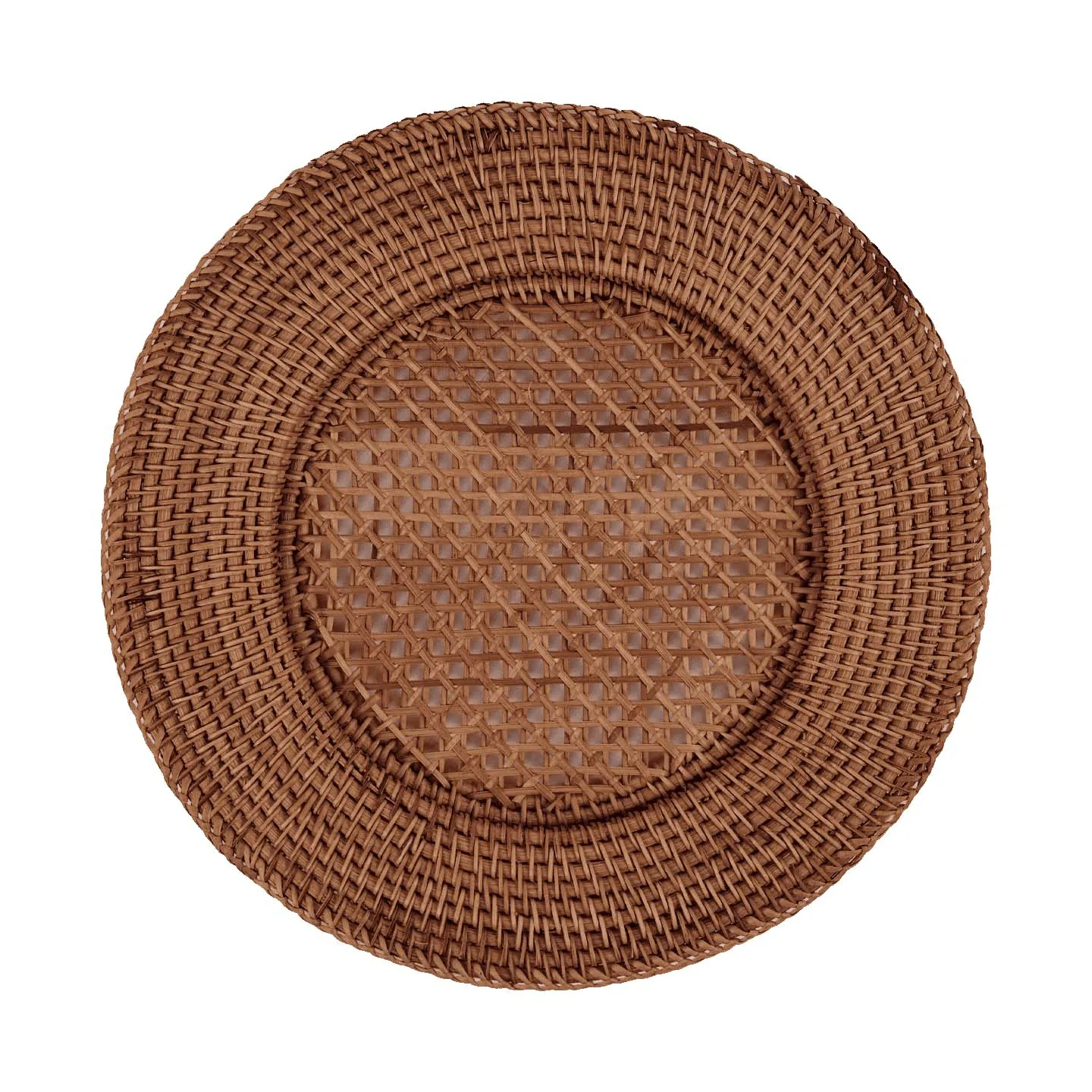 Classic Rattan pöytätabletti, Dark Brown, 33 cm Pick a Poppy