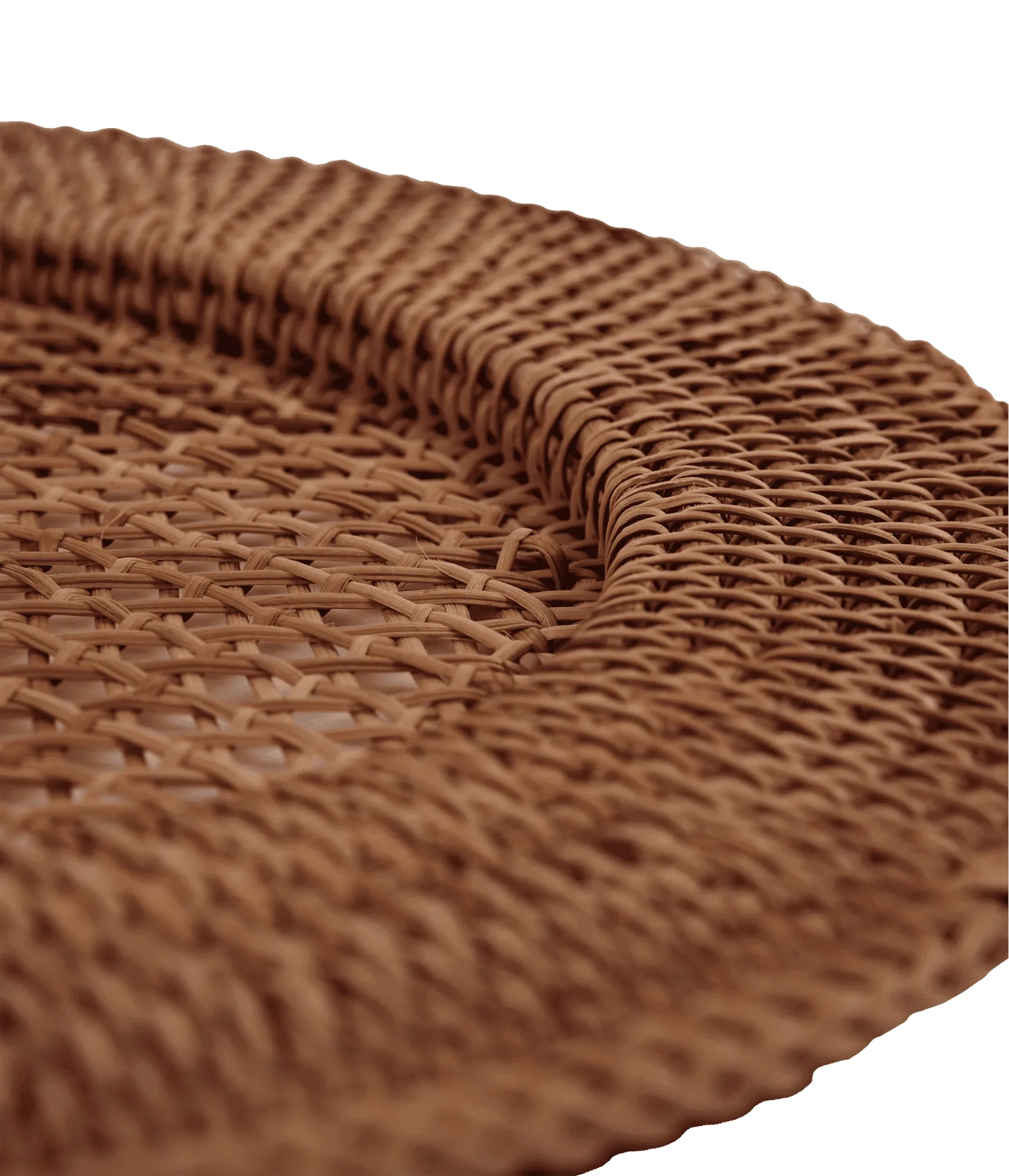 Classic Rattan pöytätabletti, Dark Brown, 33 cm Pick a Poppy
