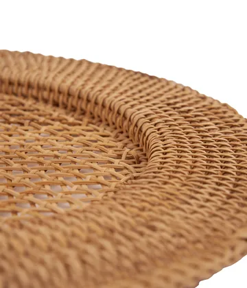Classic Rattan pöytätabletti - Natural, 33 cm - Pick a Poppy