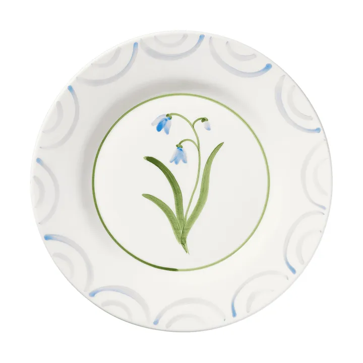 Cottage Flower lautanen - Vaaleansininen, 28 cm - Pick a Poppy