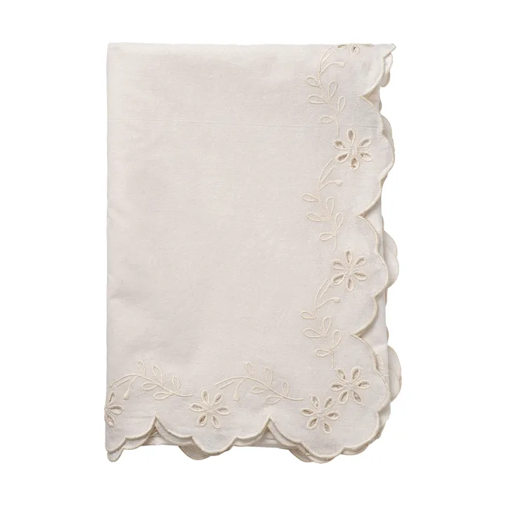 Lace pöytäliina - Offwhite, 180x250 cm - Pick a Poppy