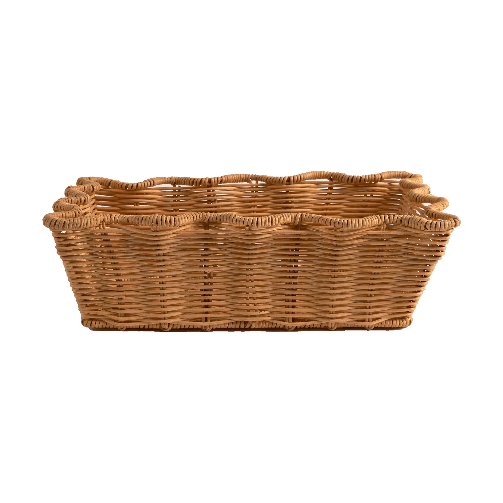 Scallop Rattan kori, Natural, 20x30 cm Pick a Poppy