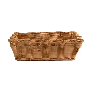 Scallop Rattan kori - Natural, 20x30 cm - Pick a Poppy