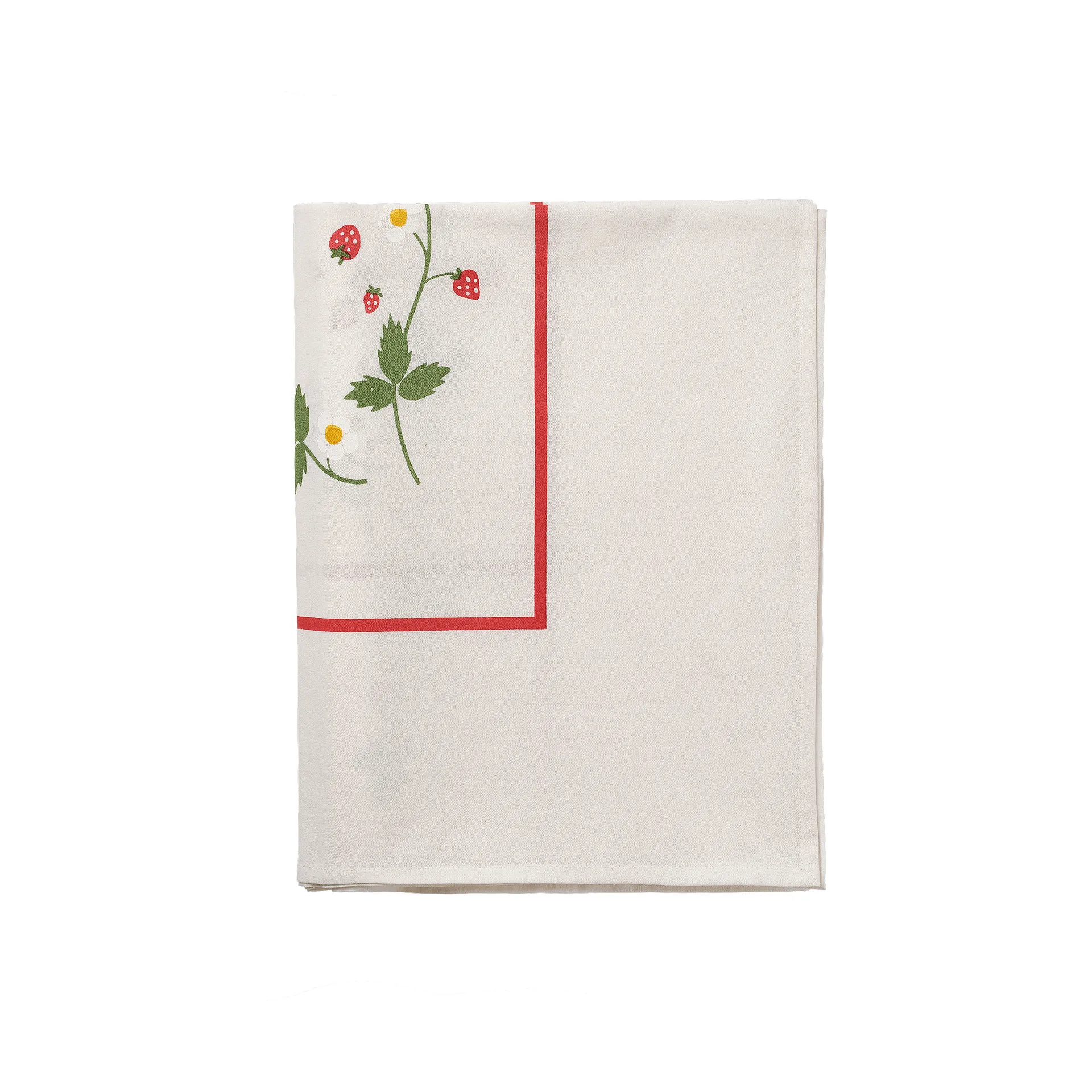 Wild Strawberry pöytäliina, Red, 250x150 cm Pick a Poppy