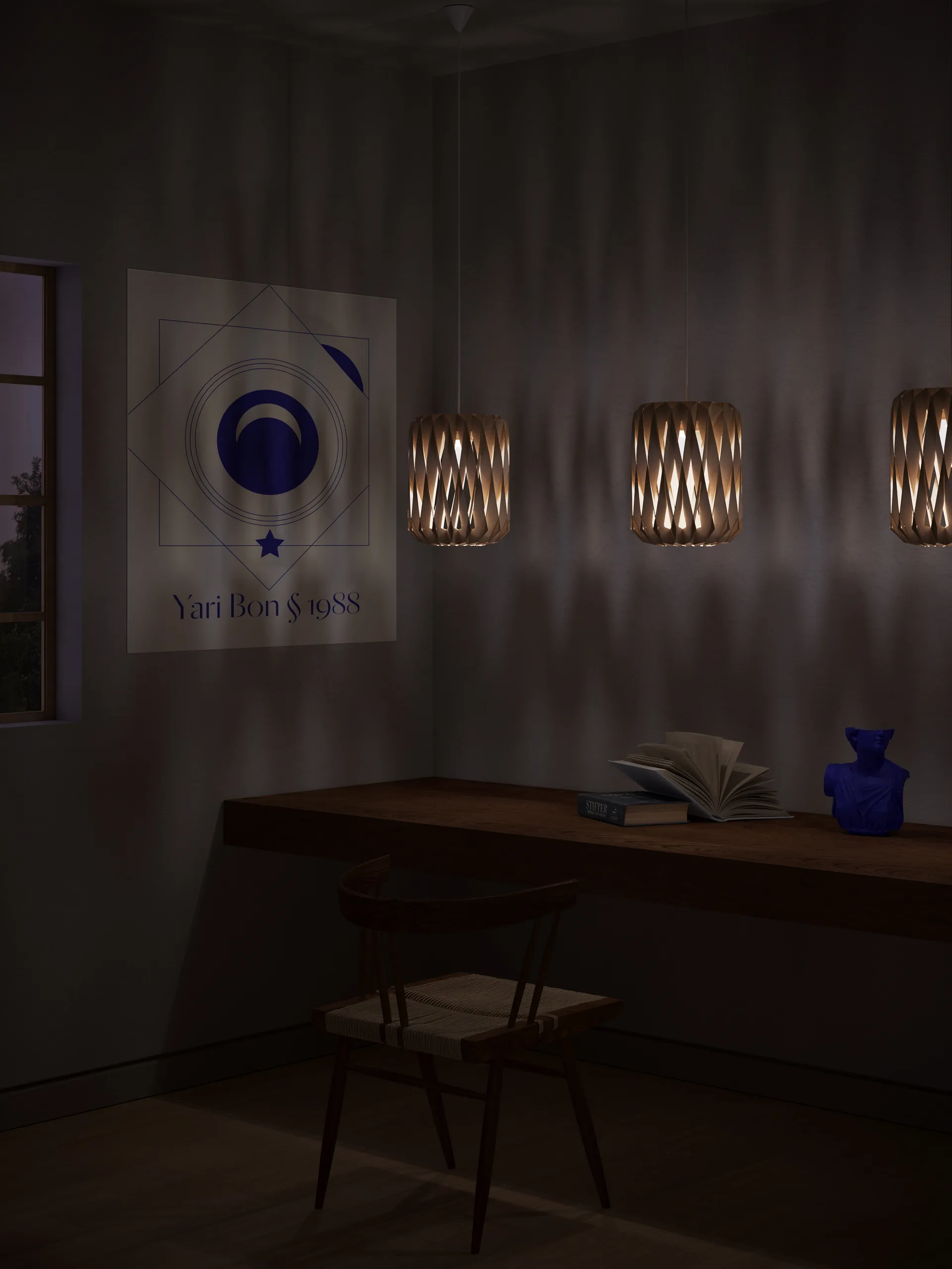 Pilke Signature hissivalaisin Ø18 cm, Pyökki Pilke