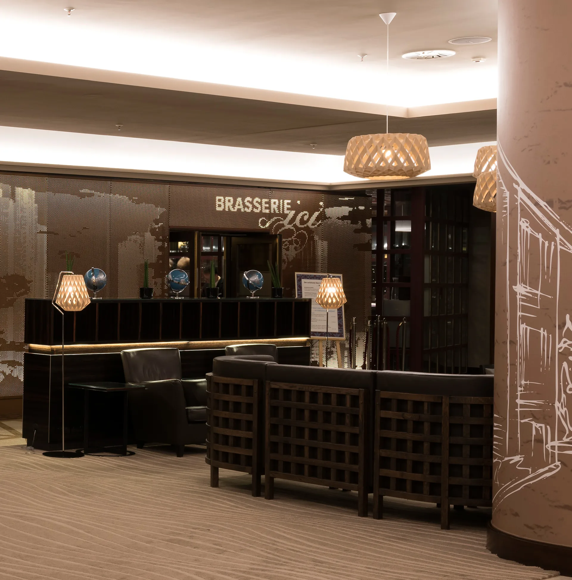 Pilke Signature -lattiavalaisin Ø 28 cm, Koivu Pilke