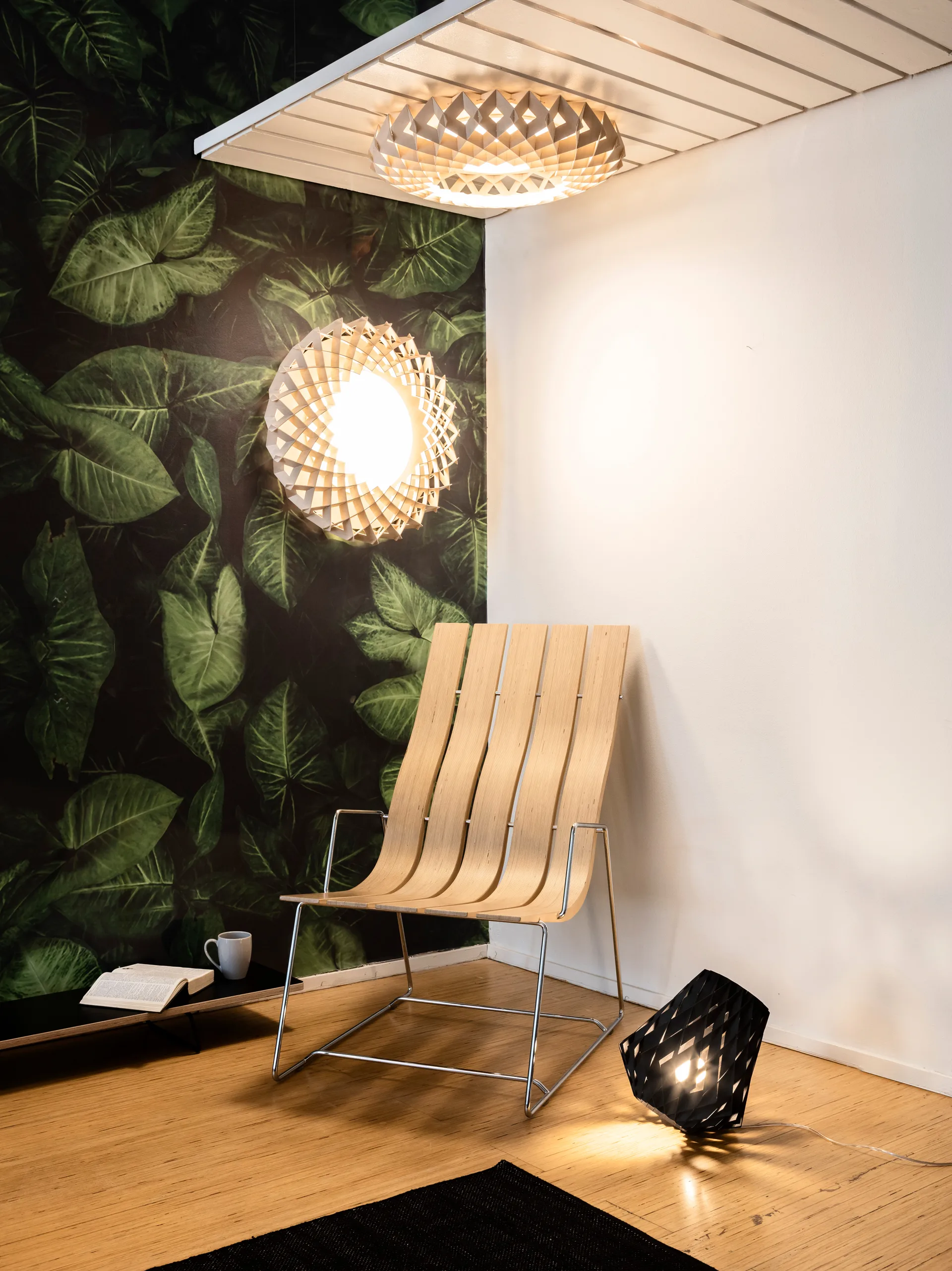 Pilke Signature -pöytävalaisin Ø28 cm, Musta Pilke