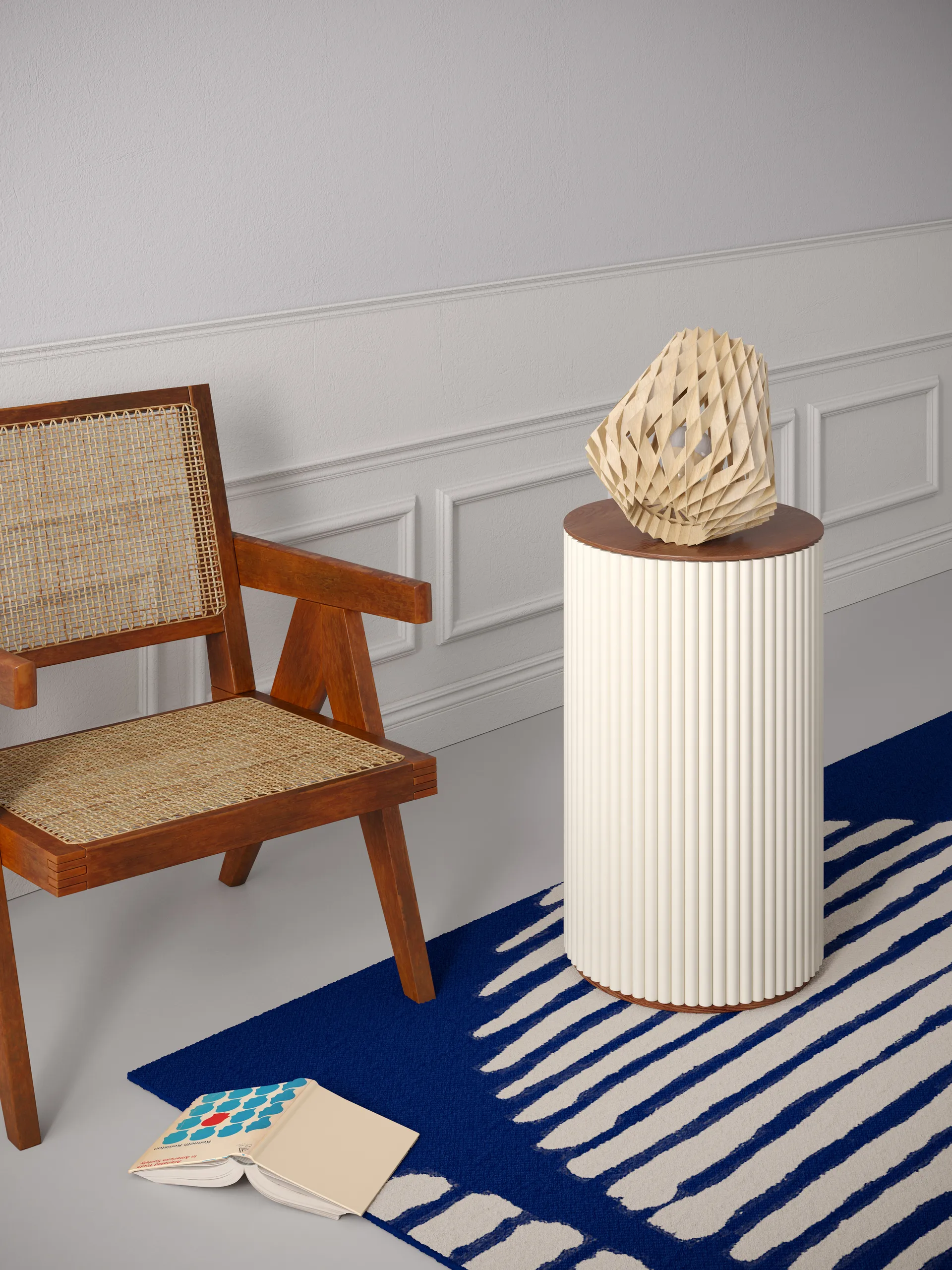 Pilke Signature -pöytävalaisin Ø28 cm, Pyökki Pilke