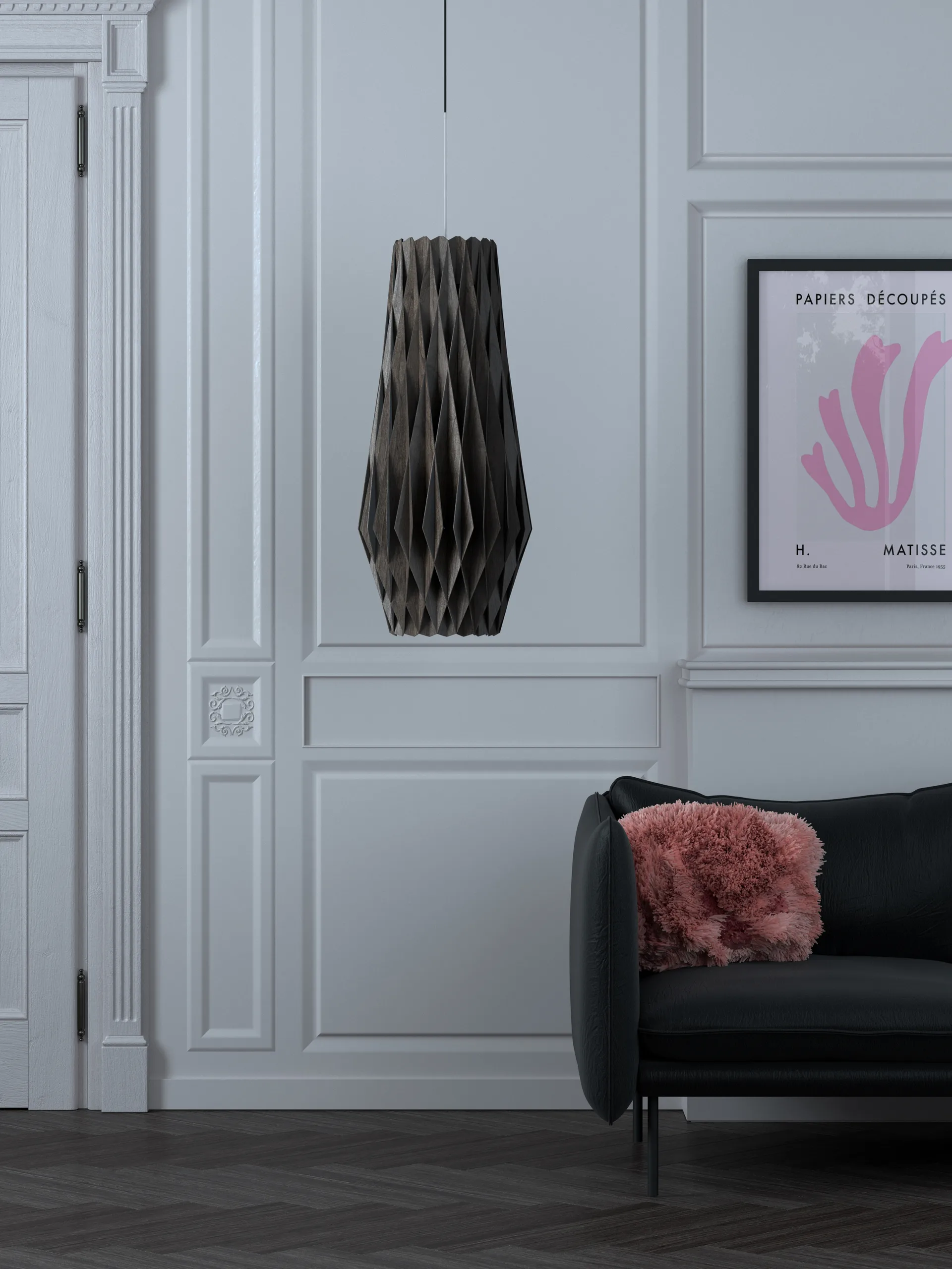 Pilke Signature -riippuvalaisin 30/70 cm, Musta Pilke