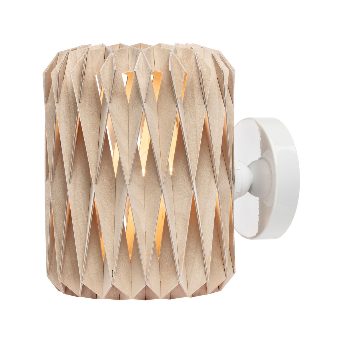 Pilke Signature -seinälamppu Ø18 cm Pyökki | Skandinaavinen Sisustus | Seinävalaisimet | Beige