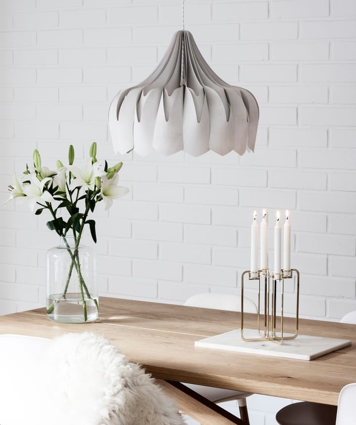 Pioni hissivalaisin L Ø52 cm, Valkoinen Pilke