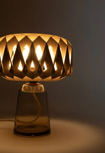 Signature 25 pöytälamppu - Amber-koivu, Ø28x34 cm - Pilke