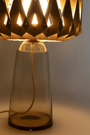 Signature 35 pöytälamppu - Amber-koivu, Ø36,5x53 cm - Pilke