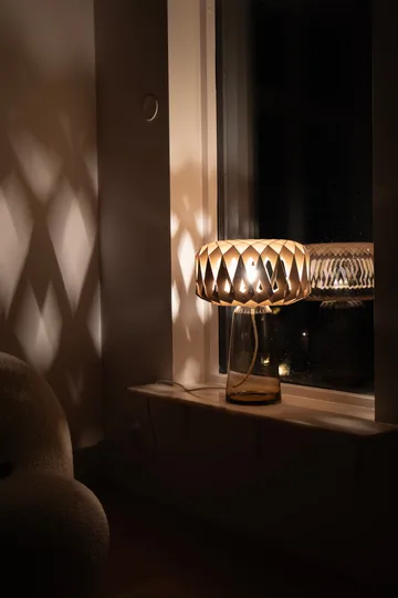 Signature 35 pöytälamppu - Amber-koivu, Ø36,5x53 cm - Pilke