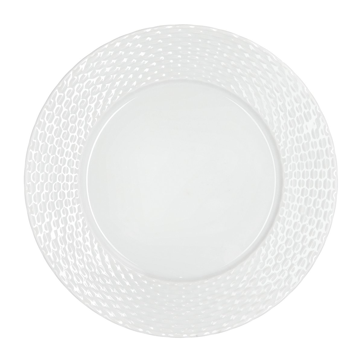 Pillivuyt Basket lautanen 22 cm Valkoinen | Skandinaavinen Sisustus | Ruokalautaset | Valkoinen