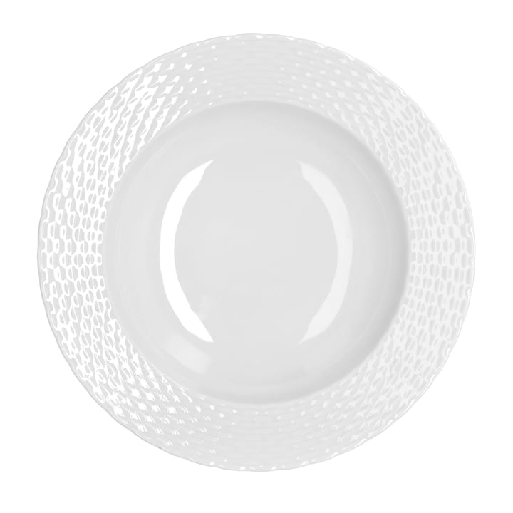Basket syvä lautanen Ø 23 cm - Valkoinen - Pillivuyt