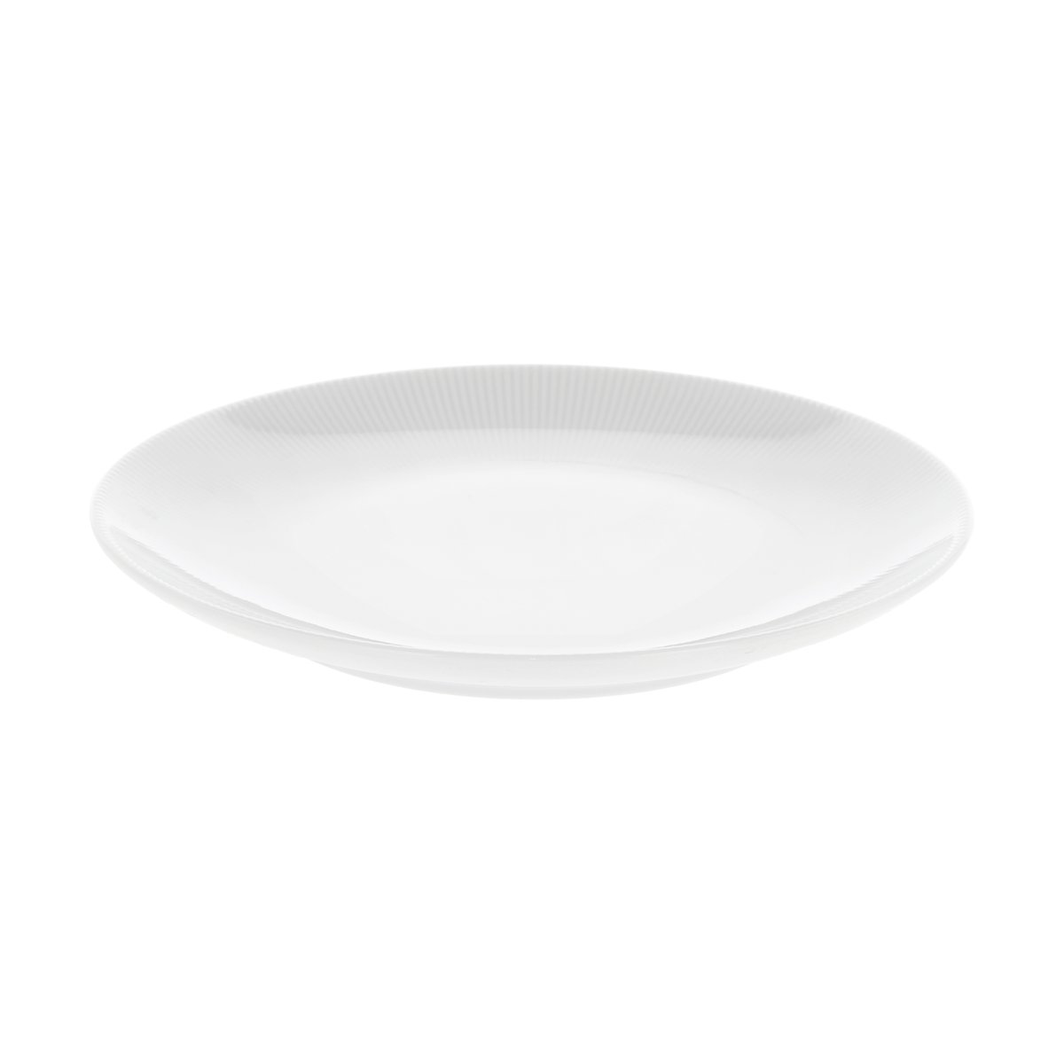 Pillivuyt Eventail flat leipälautanen 21 cm Valkoinen